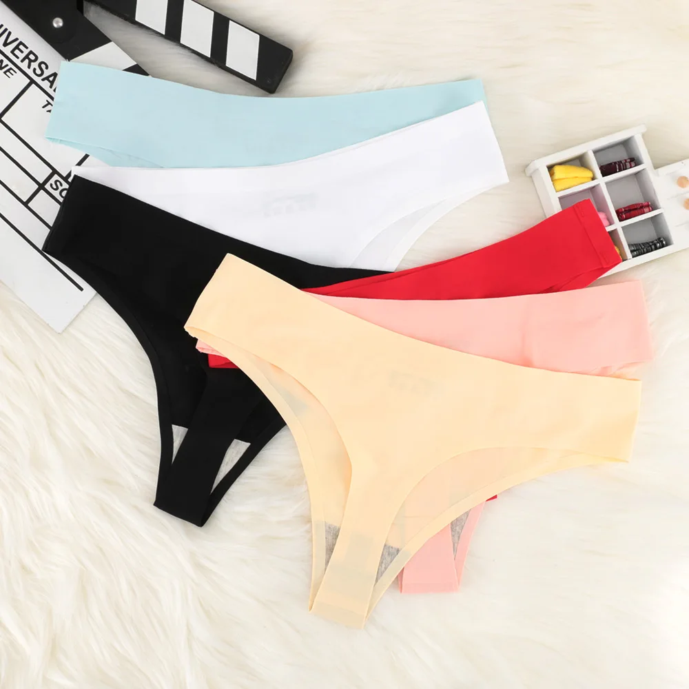 Women's Panties Ultra-thin Female Underwear Intimates Breathable Low-Rise Briefs Invisible Female Briefs Seamless Ice Silk Panti Women's Panties Ultra-thin Female Underwear Intimates Breathable Low-Rise Briefs Invisible Female Briefs Seamless Ice Silk Panti