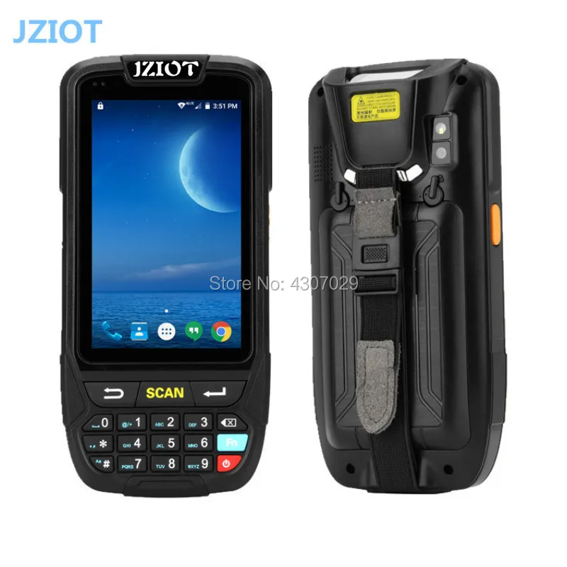 JZIOT V8000S Android 7 0 сборщик данных pda терминал 1D считыватель штрих-кодов wifi bluetooth для
