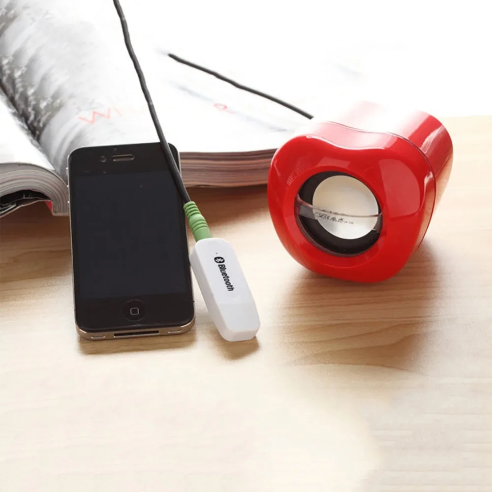 Новый Bluetooth AUX беспроводной портативный мини черный музыкальный аудиоресивер
