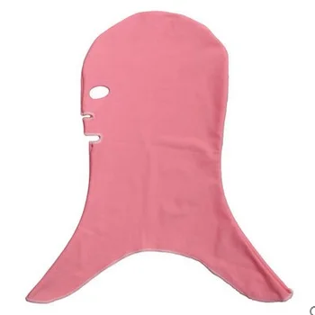 SBART Lycra swim ming cap s для женщин Цветочный плавающий колпачок защита для ушей фейкини летняя Балаклава анти-УФ плавающий мин Солнцезащитная маска для лица - Цвет: Красный