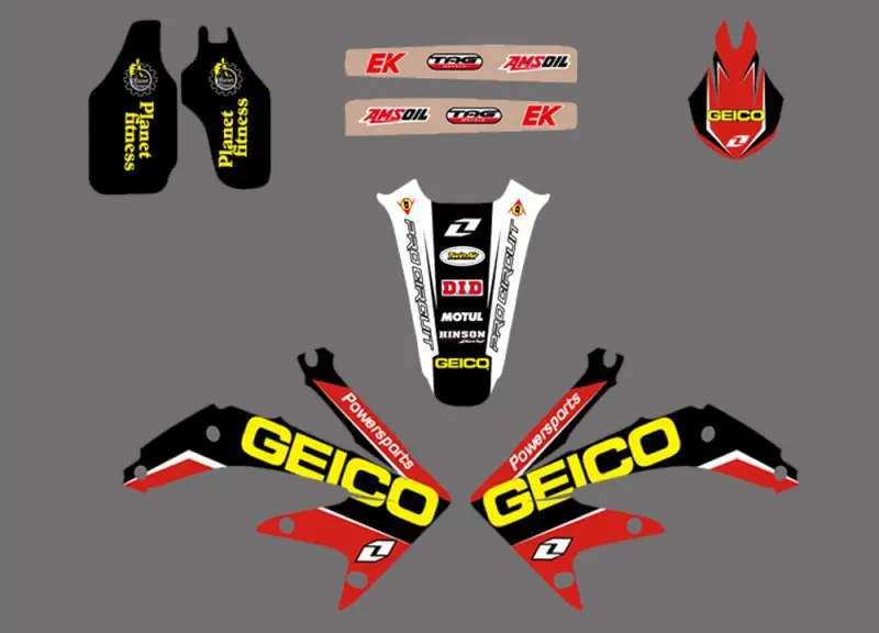 Наборы наклеек для Honda CRF450 CRF450R 2005 2006 CRF 450 450R R|sticker kit|crf 450decal kit |