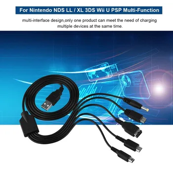 

5 in 1 Charger USB for Nintendo LL / XL 3DS for PSP Multi-Function Charging Cable
