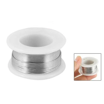 

New Style 1.2% Flux 1mm Diameter Tin Lead Soldering Rosin Core Wire Silver Tone