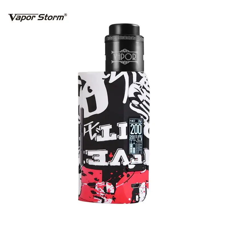 

Electronic Cigarette Fashion Mod Vapor Storm Storm230 Bypass 200W VW TCR Vape Mod Temperature Control Lion RDA/Hwak Tank Box Mod