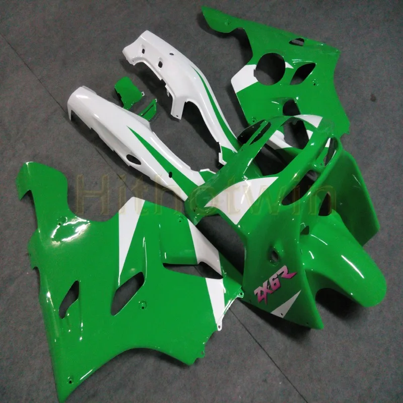 Пользовательские мотоцикла обтекателя Для KAWASAKI ZX6R 1994 1995 1996 1997 ZX 6R+ винты+ orange тела комплект - Цвет: D
