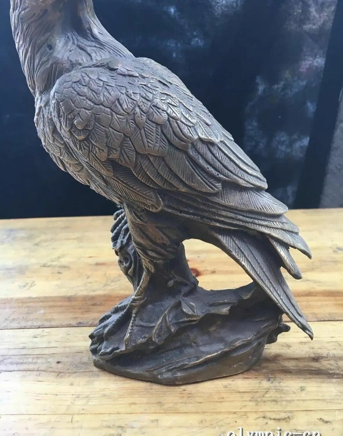 Escultura de cobre de 9 pulgadas, estatua de pájaros, un halcón, Águila|Estatuas  y esculturas| - AliExpress