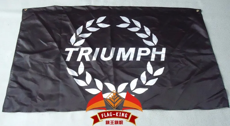Триумф Гоночный флаг, 90*150 см полиэстер баннер с надписью «triumph»