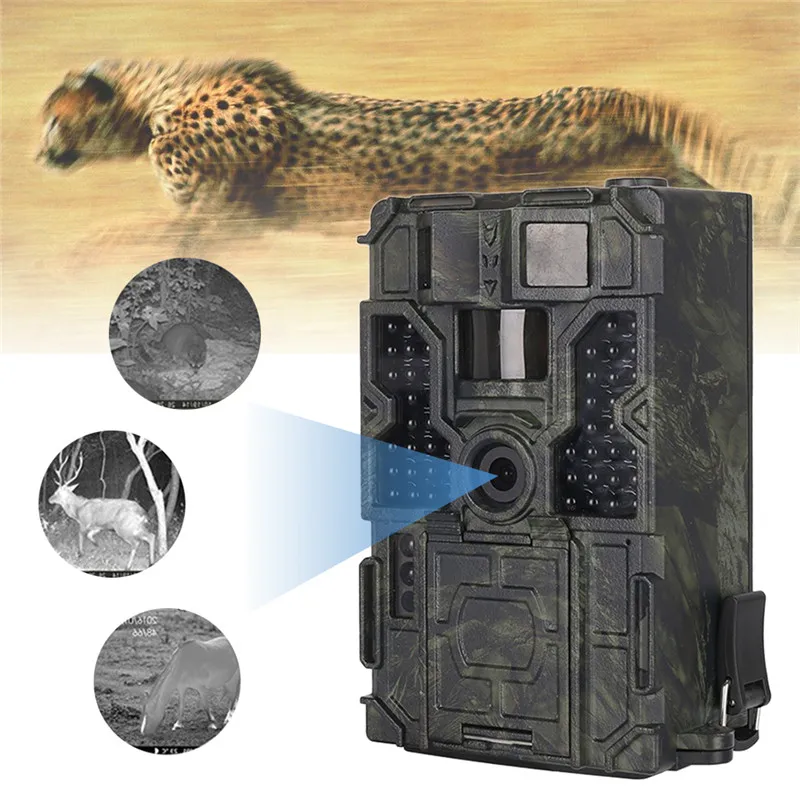 

LW16M Wide Angle Exposure Remote Control Trail Hunting Camera Night Vision with USB Cable Wildlife Scouting for Outdoor Hunting