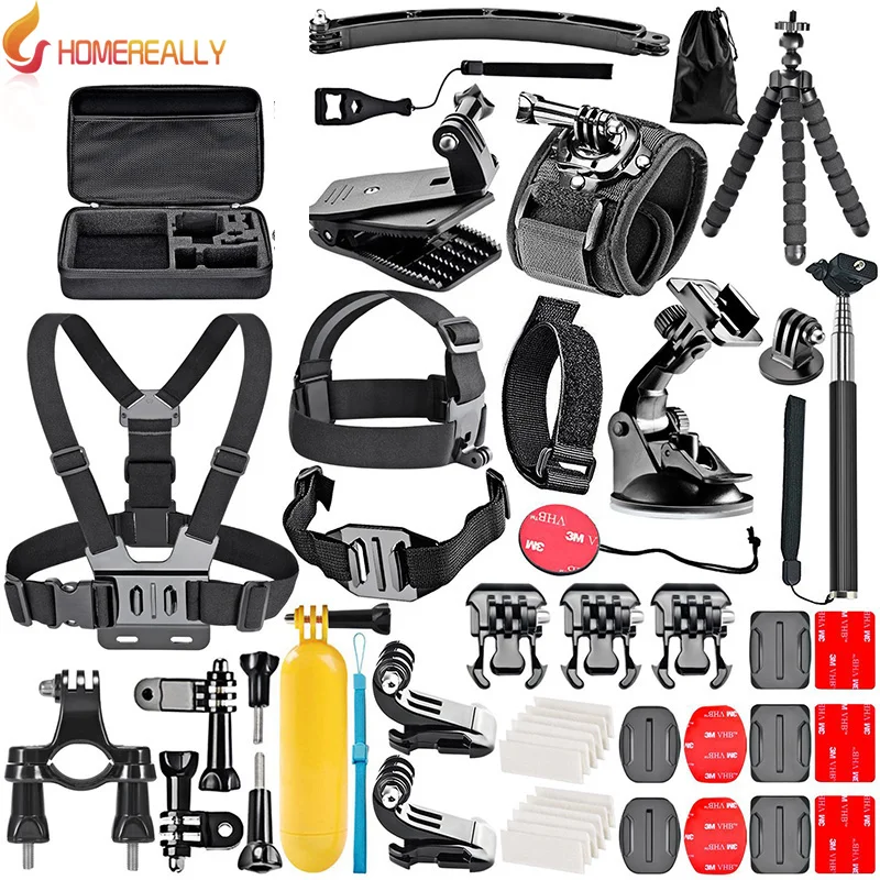 

HOMEREALLY Gopro Accessory Set Chest Mount for Gopro Hero 5 4 3 4 Session 5 Session SJ4000 SJ5000 SJ6 SJ7 Xiaoyi 4K M10 M20