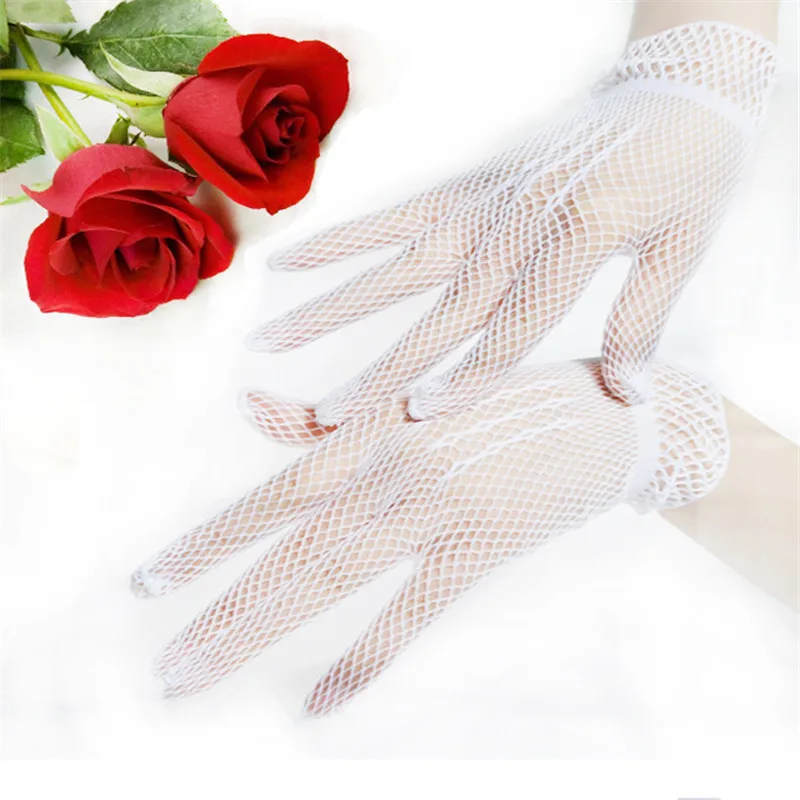 1 пара полых свадебных перчаток, женские сетчатые перчатки, летние солнцезащитные перчатки для вождения