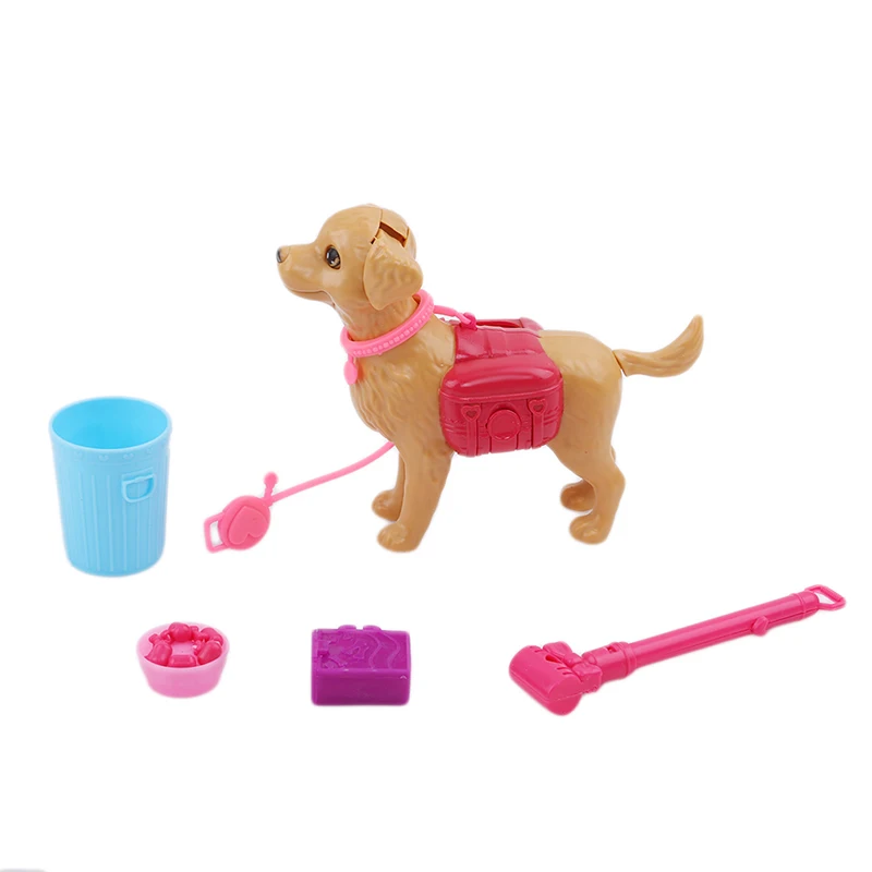 Greedy Dog Bowl Feeding Bone Popular Toy For Doll Furniture Doll Accessories Toys For Children Kids Greedy Dog Bowl Feeding Bone Popular Toy For Doll Furniture Doll Accessories Toys For Children Kids