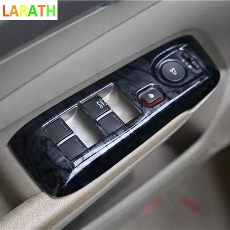 Для Honda City 2008 2012 углеродного волокна для леворульных автомобилей двери окна
