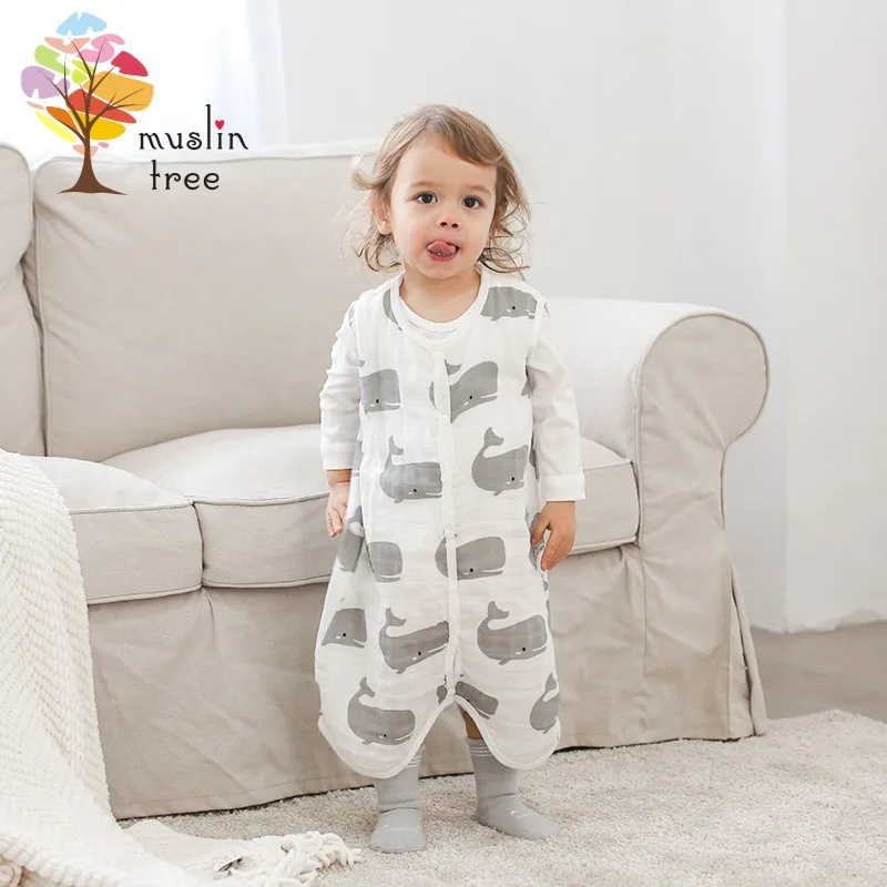 Baby Leg Sleeping Bags In Spring And Summer Thin Section Sleeveless