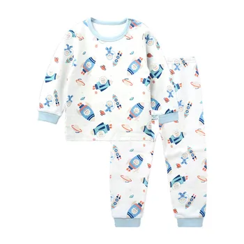 

Spring Autumn Children's Underwear Clothes Suit Pajamas Set Sleepwear Baby Long Sleeve Clothes Girls Children's Underwear