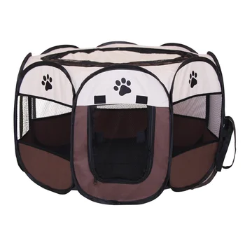 

Foldable Pet Dog Cat Mesh Tent Fence Gate Kennels Cages Oxford Cloth Outdoor Cages Supplies Products