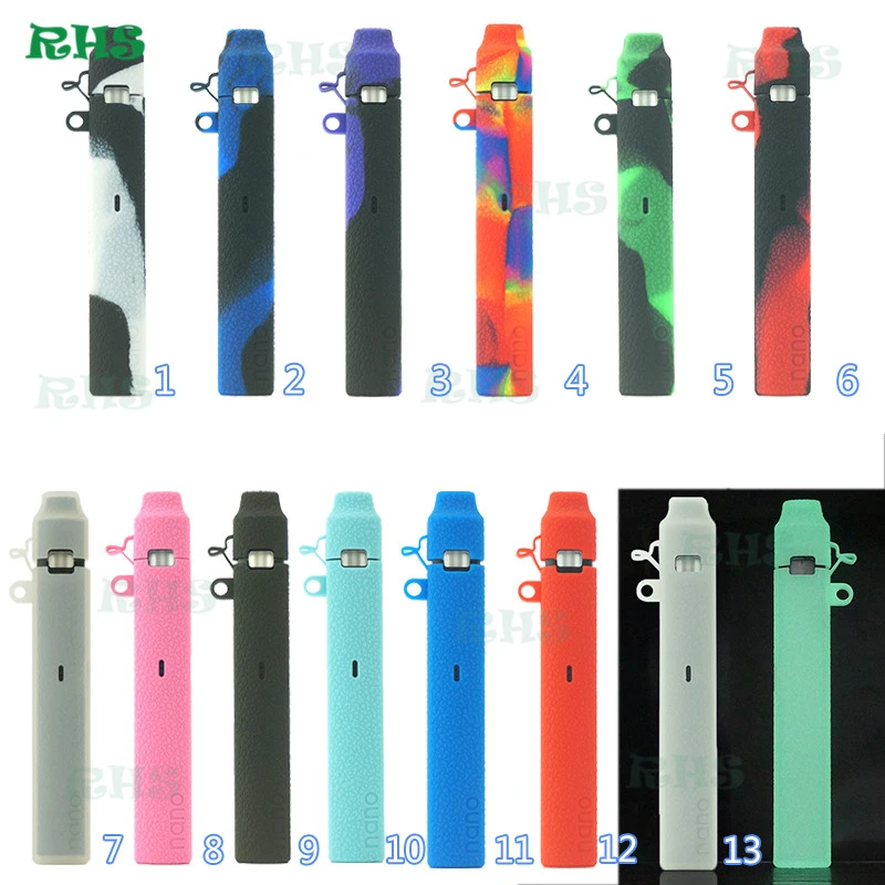 20pcs Rhs Wholesale Products Silicone Protective Case Cover Sleeve For Nanostix Popular Free Shipping Storage Bottles Jars Aliexpress<script async src=
