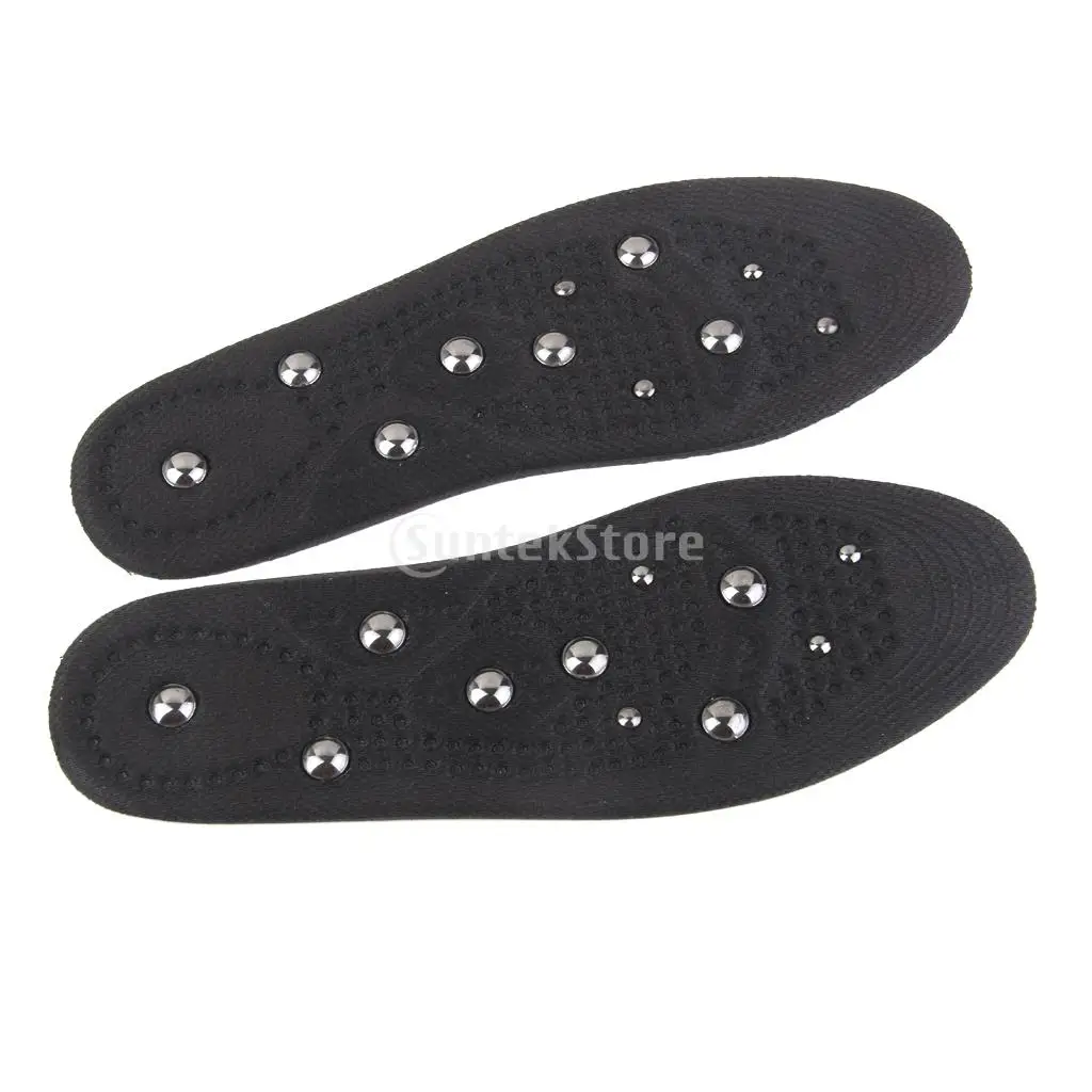 1 пара мужские магнитные медицинские терапевтические массажные стельки для обуви вставки для обуви