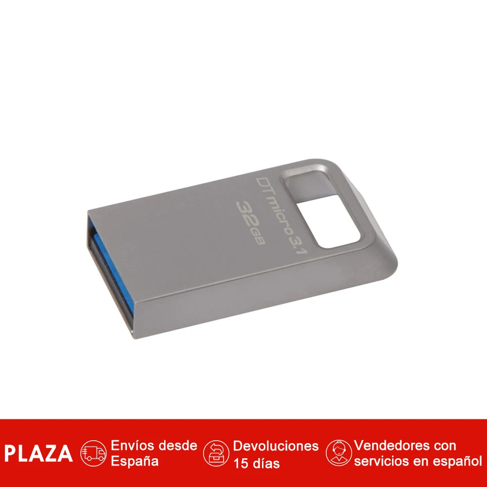 Kingston technology DataTraveler Micro 3 1 32 ГБ 0 (3 Gen 1) разъем usb type A монолитный металлический|USB