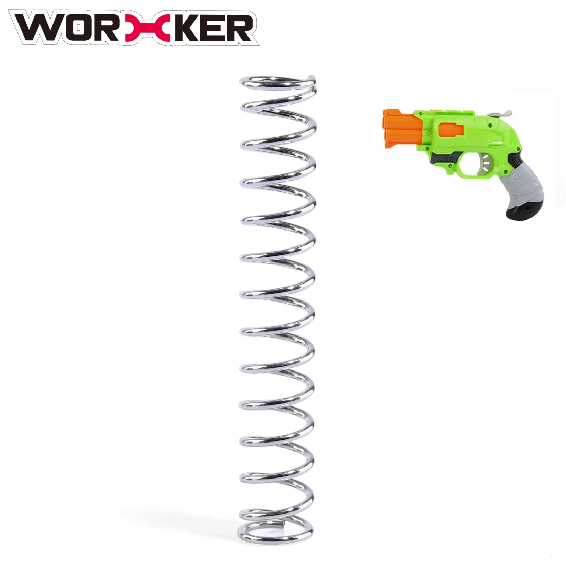 

Worker 5KG Modification Upgraded Spring for Nerf Zombie Doublestrike - Silver