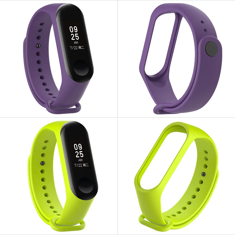 Sport Mi Band 3 4 Strap Wrist Strap for Xiaomi Mi Band 3 Sport Silicone Bracelet for Xiaomi Mi Band 3 Band3 Smart Watch Bracelet