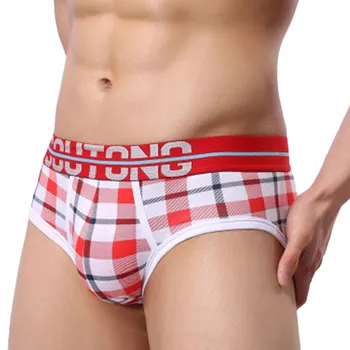 

Men Soft Underpants 2019 New Shorts Bulge Pouch Sexy Underwear Comfortable Men Pouch Polyester Underpants #30