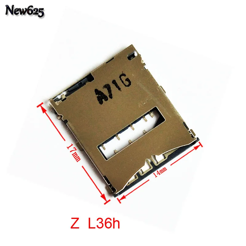 

10 Pcs/Lot, New Sim Card Reader Holder Tray Slot Socket Adapter For Sony Xperia Z L36 Z1 L39h Z2 L50W Z3 Z3 Compact