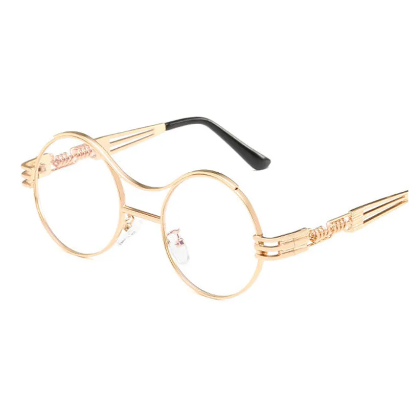 punk Gothic Sunglasses Men Women Metal Punk Sun glasses Retro Vintage
