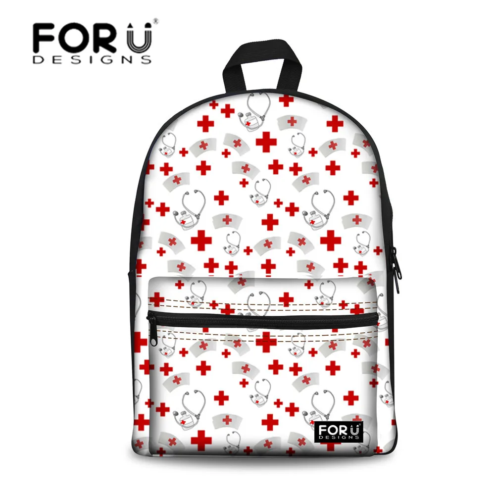 FORUDESIGNS Women's Backpack Rucksacks for Girls Nursing Coordinates