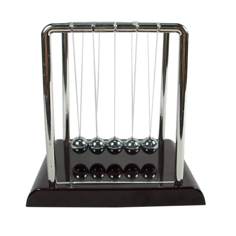 

Home Decoration Accessories Newton Cradle Hit Ball Black Base Decoration Science Balance Ball Educational Supplies Home Decor