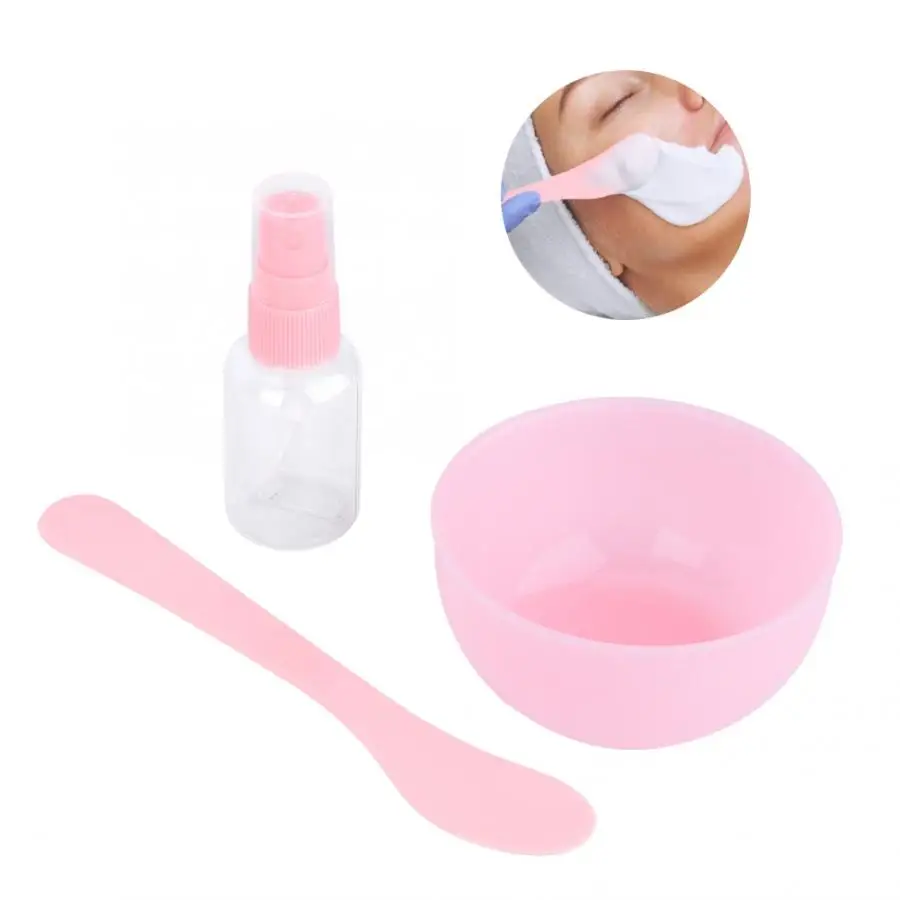 

Beauty Cosmetics DIY Beauty Mask Bowl Set Cosmetic Mixing Stick with Spray Bottle Makeup Accessories