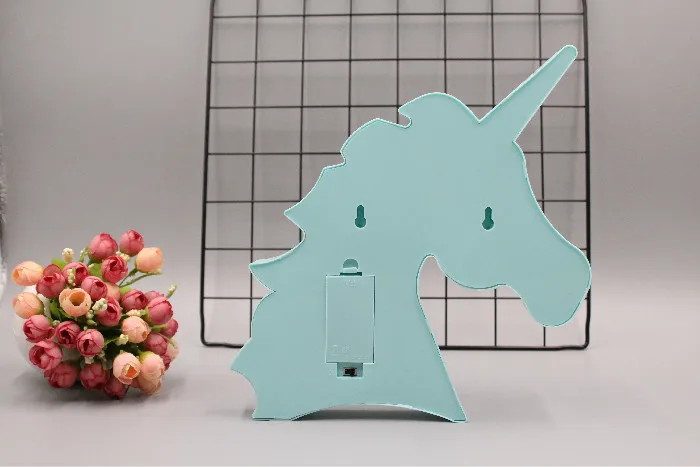 3D светодиодные ночники CuteUnicorn лампы животные Пингвин Корона Снежинка ночник