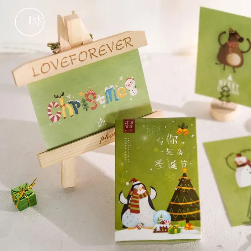 

30Sheets/Set 2018 New Merry Christmas Postcard /Greeting Card/wish Card