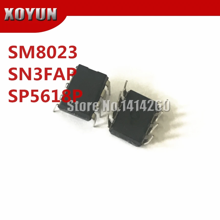 

5pieces/lot SM8023 SN3FAP SP5618P DIP-8