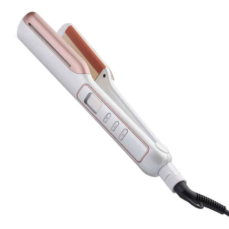 Лидер продаж Электрический керамика пара Выпрямитель для волос кисточки Flat Iron быстрый нагрев (ЕС Plug)