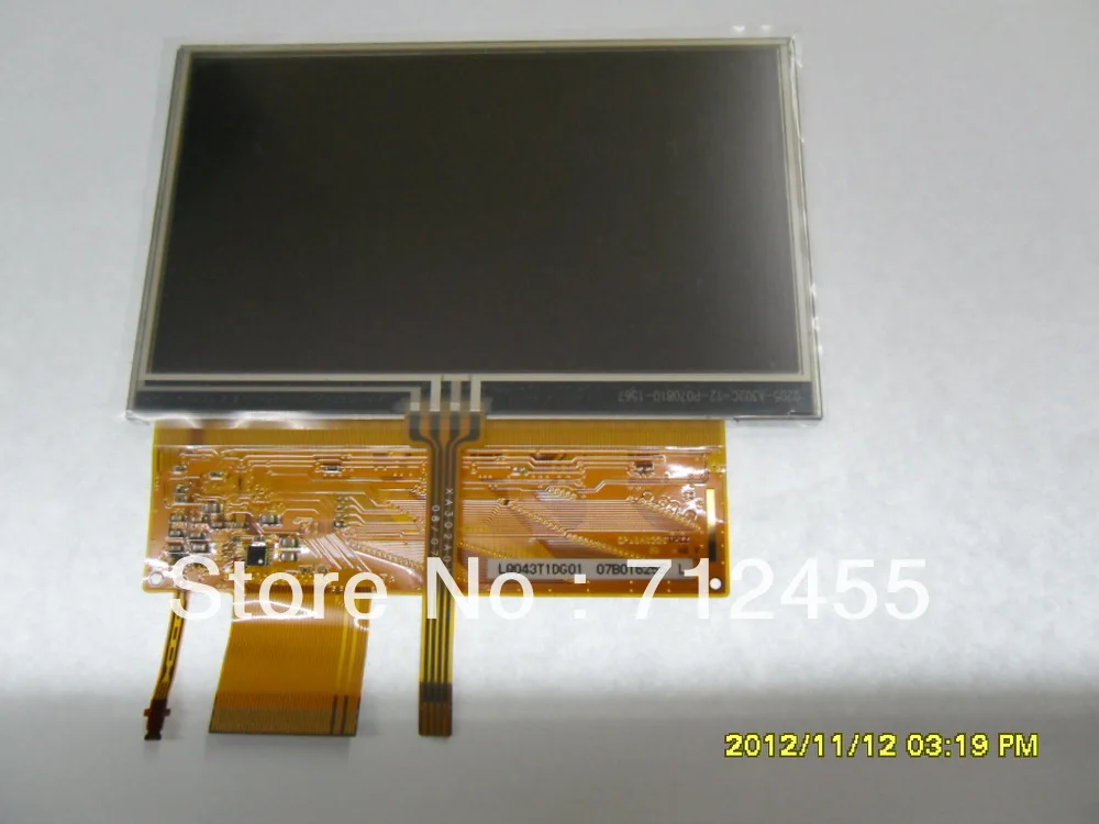 Display Lcd Da 4.3 Pollici Per Garmin Nuvi 600 610 710 Con Digitalizzatore Touch Screen
