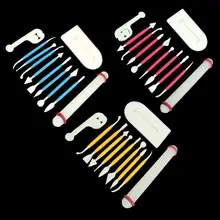 33 шт., набор инструментов для украшения торта, сахарный десертный приспособление для выпечки, резинки, резинки, кухонные аксессуары