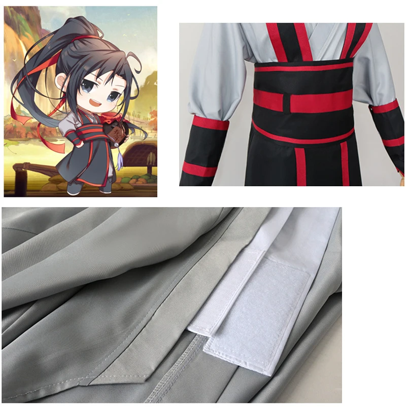 Костюм для косплея Wei Wuxian Mo Xuanyu аниме Grandmaster of Demonic Culture косплей костюм МО дао Zu Shi| |