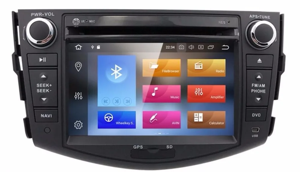 2018 4G LTE 7\Android 9.0 Car DVD Player Stereo System FOR Toyota RAV4 Rav 4 2006 2007 2008 2009 2010 2011 2012 OBD DAB+ RDS FM
