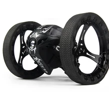 RC Car Bounce Car PEG RH803 2.4G Remote Control Toys Jumping Car with Flexible Wheels Rotation LED Night Light RC Robot Car gift