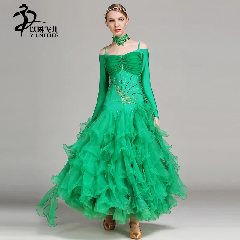 women s ballroom skirts women competition standard font b dance b font dress new style ballroom