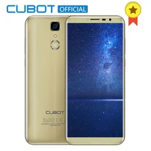 Cubot X18 3GB RAM 32GB ROM 5.7″ 18:9 Edge-Less Screen Android 7.0 MT6737T Quad Core Smartphone 13MP Camera Fingerprint Cellphone