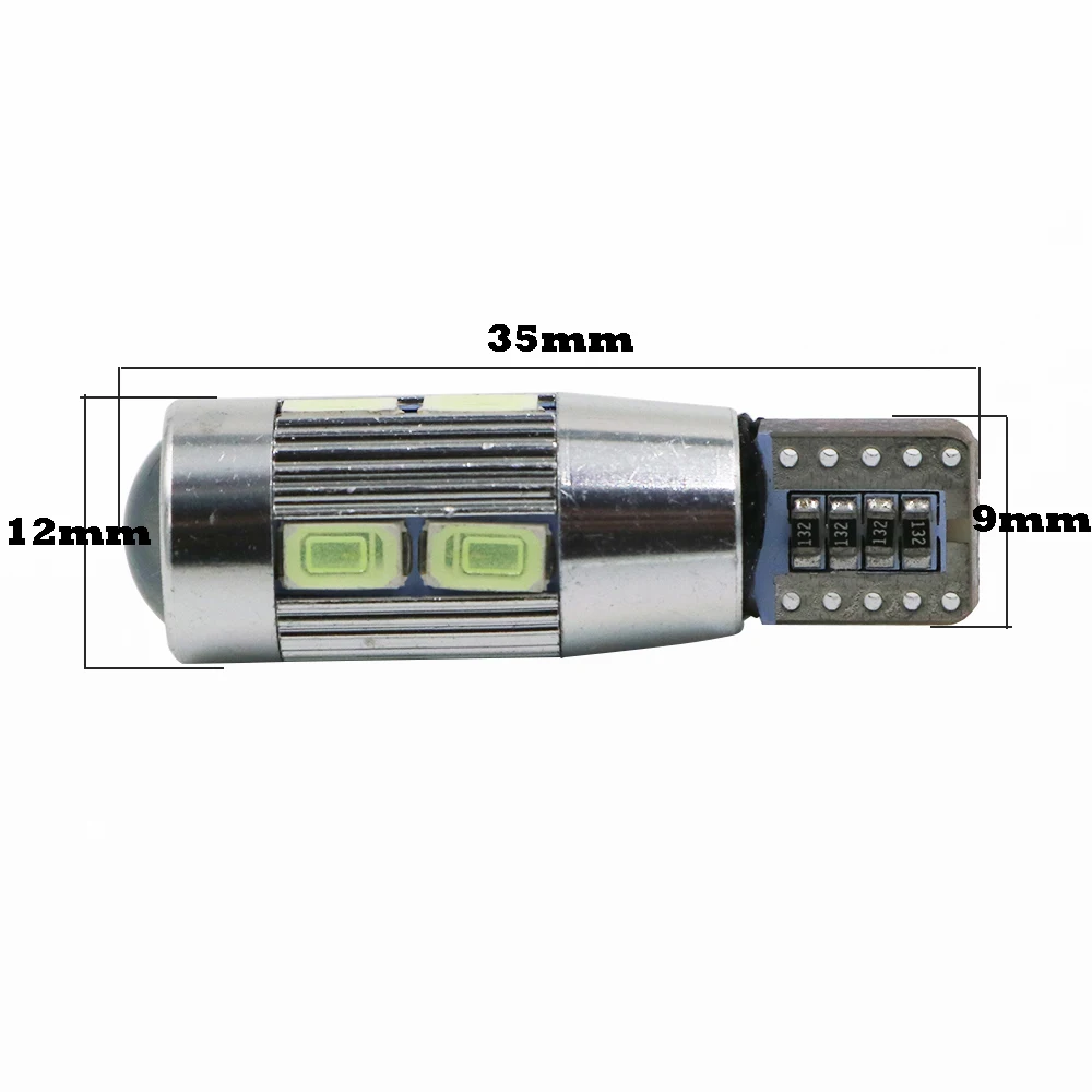 YSY 500X T10 белый автомобиль авто светодиодный T10 Canbus 194 W5W 10SMD 5630 10 Светодиодный лампочки нет ошибок светодиодные фары для парковки СВЕТОДИОДНЫЙ Автомобильный боковой сигнал