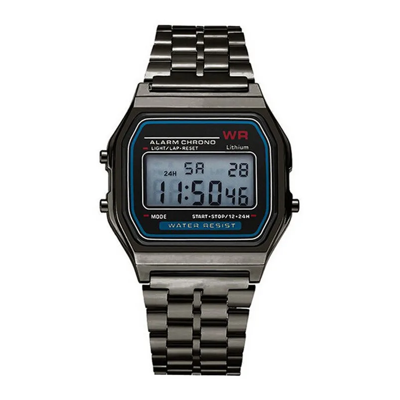 LED Digital Waterproof Quartz Wrist Watch Dress Golden Wrist Watch Women Men mens watches top brand luxury Masculino Reloj R03 (6)