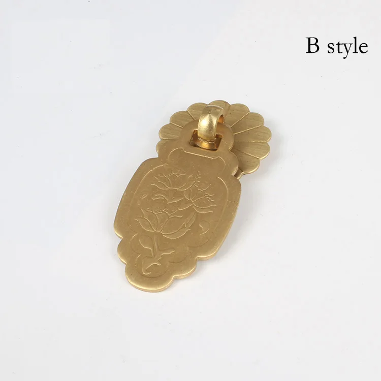 B style Цветок простая ручка для ящика Мебельная фурнитура для шкафа обувной шкаф двери одно отверстие Ручка круглый конус Ретро Ручка ящика - Цвет: B style