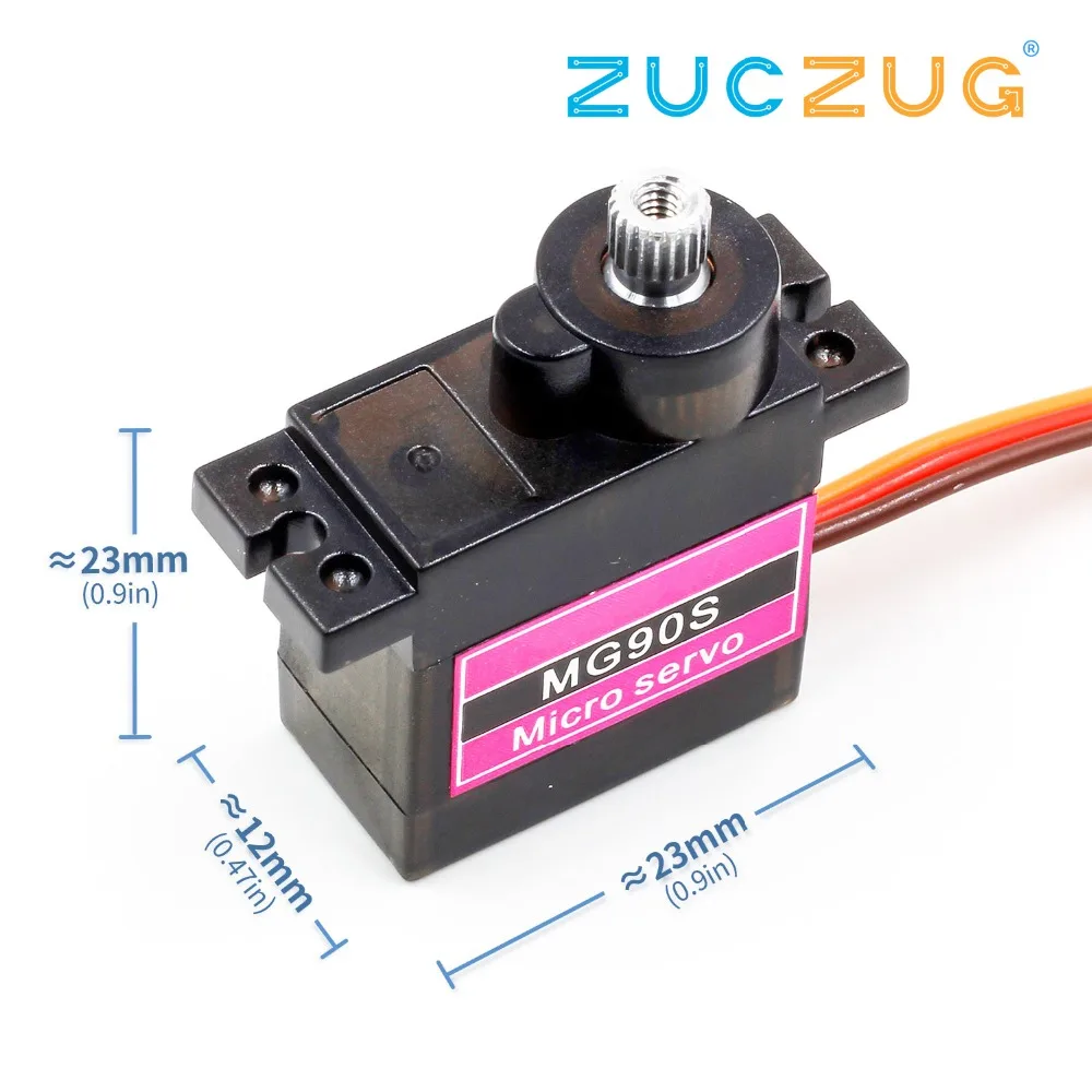 

1pcs MG90S Metal gear Digital 9g Servo For Rc Helicopter plane boat car MG90 9G IN STOCK