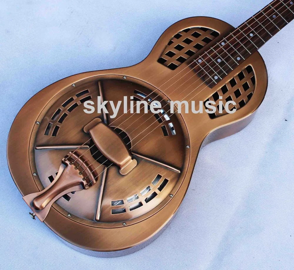 Jonathan resonator guitar , resophonic guitars, Metal Body Duolian