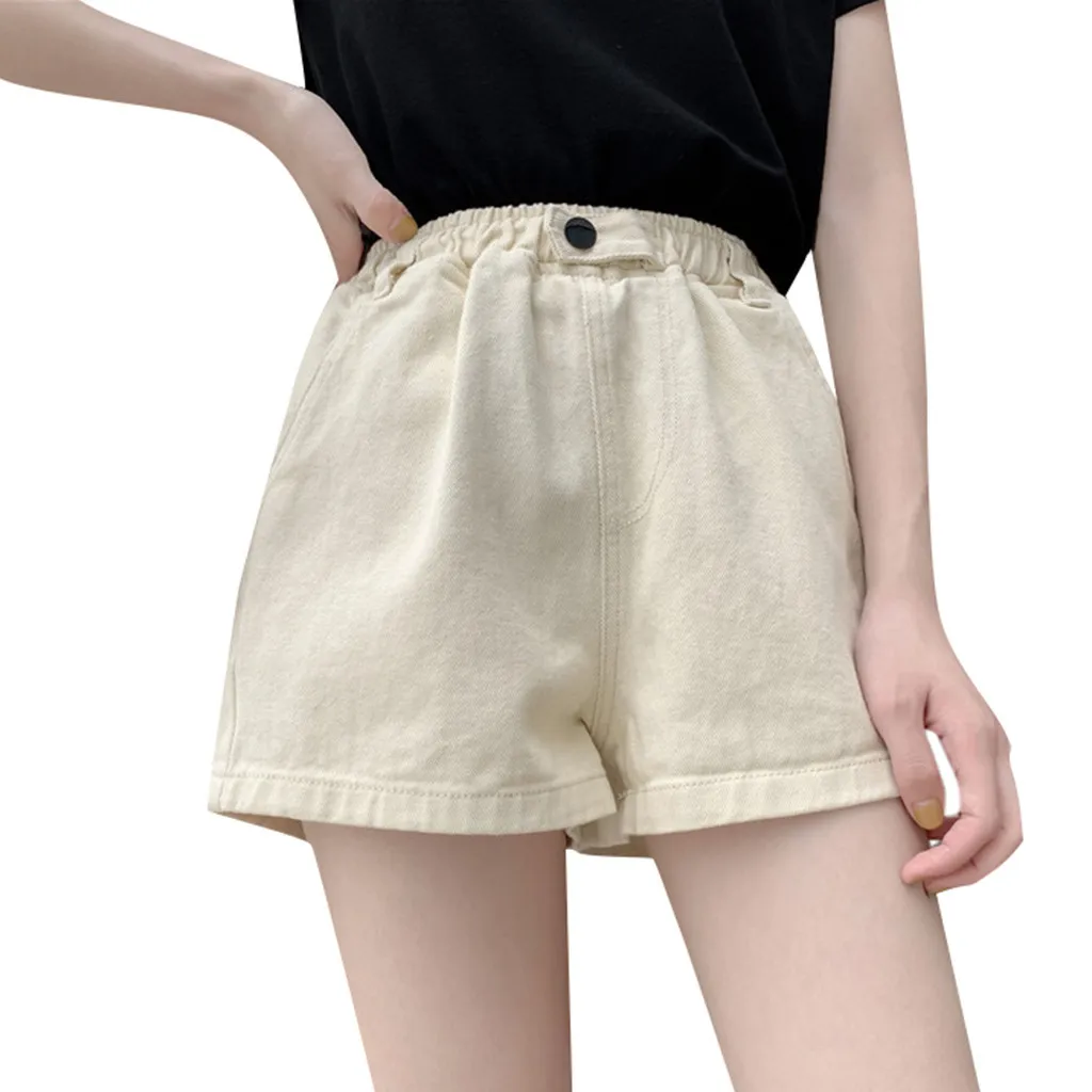 Chamsgend Sexy Shorts Women Summer Denim Shorts Jeans Stylish High Waist Hole Lady Mini Loose