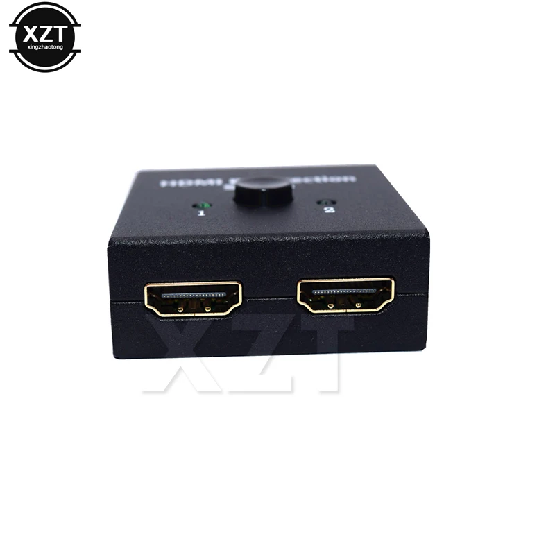 Новейший 2x1 HDMI AB Переключатель HDCP сквозной Sup порты 4K 3D 1080P 4K x 2K HDMI коммутатор 2 порта двунаправленное руководство