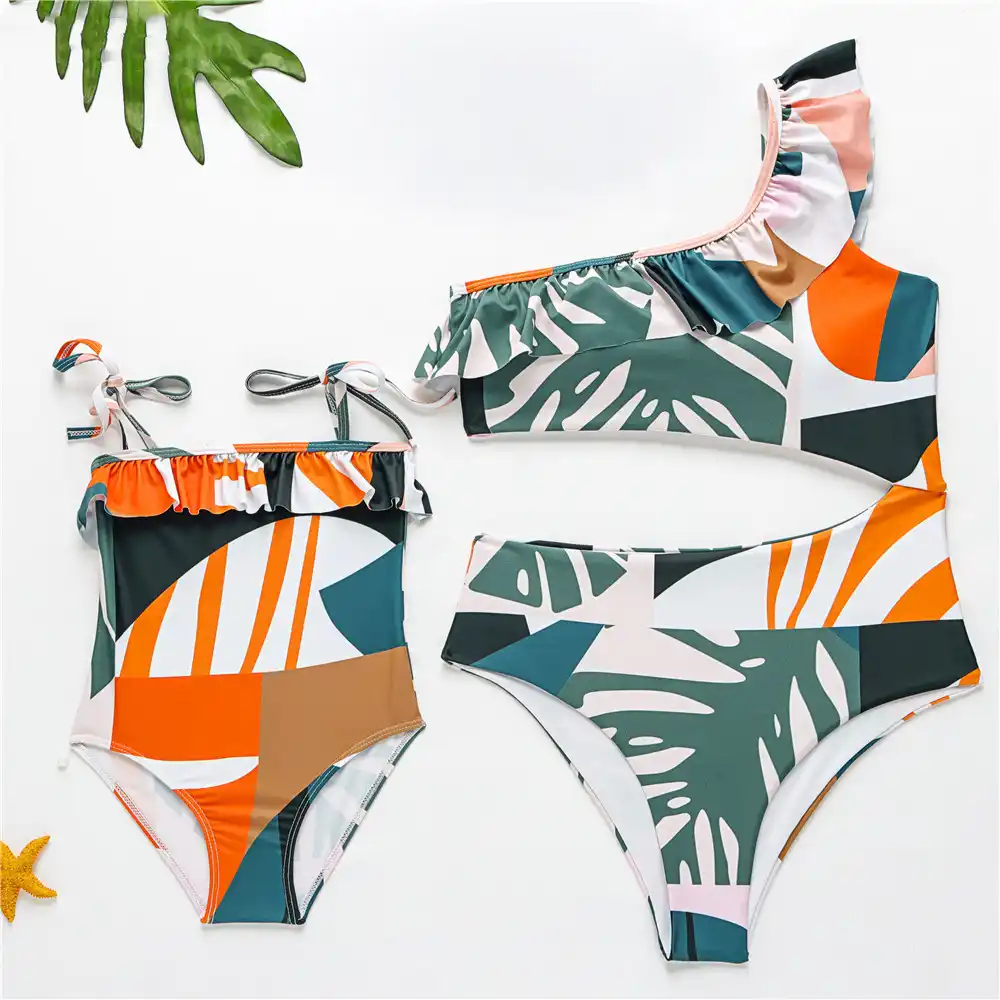 mommy and me mermaid bathing suits