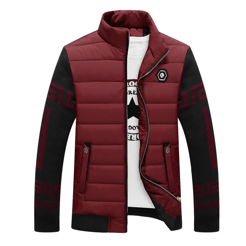 High-quality men’s cotton coat 2016 Winter new collar fashion trend Slim plus warm 4-color M-3XL washed cotton WZ305